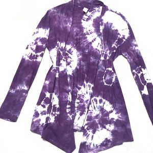 Tie Dye • Long Sleeve Open Shrug